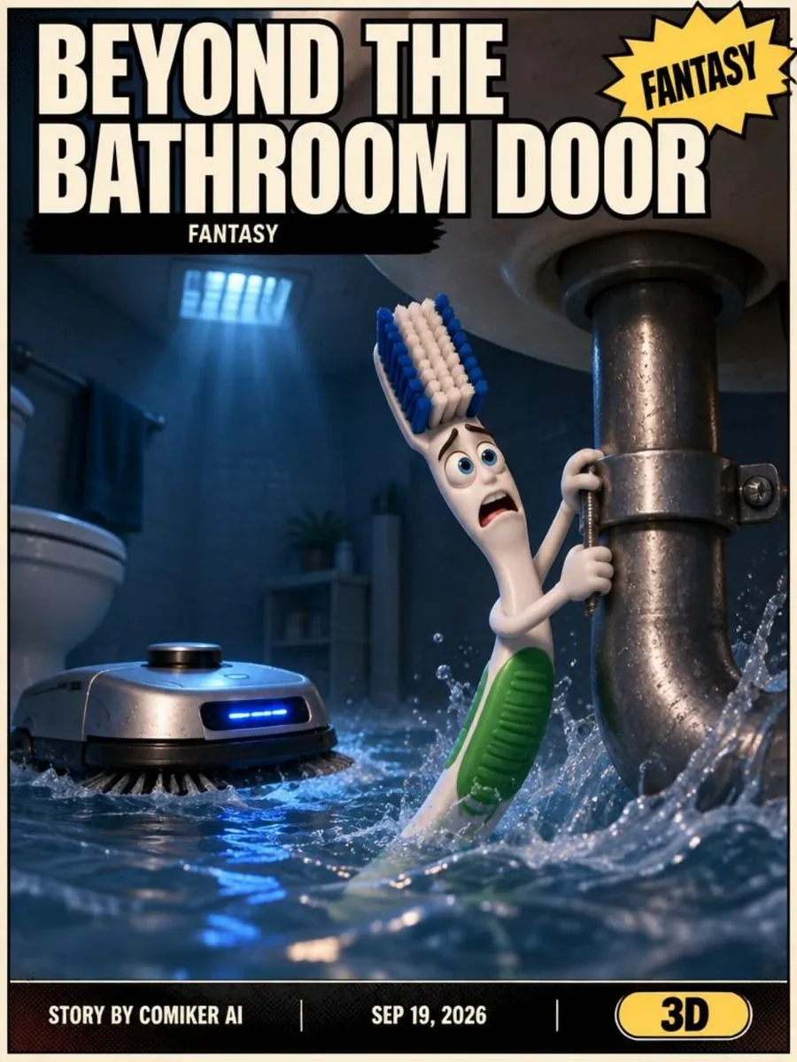 Comic cover: Beyond the Bathroom Door