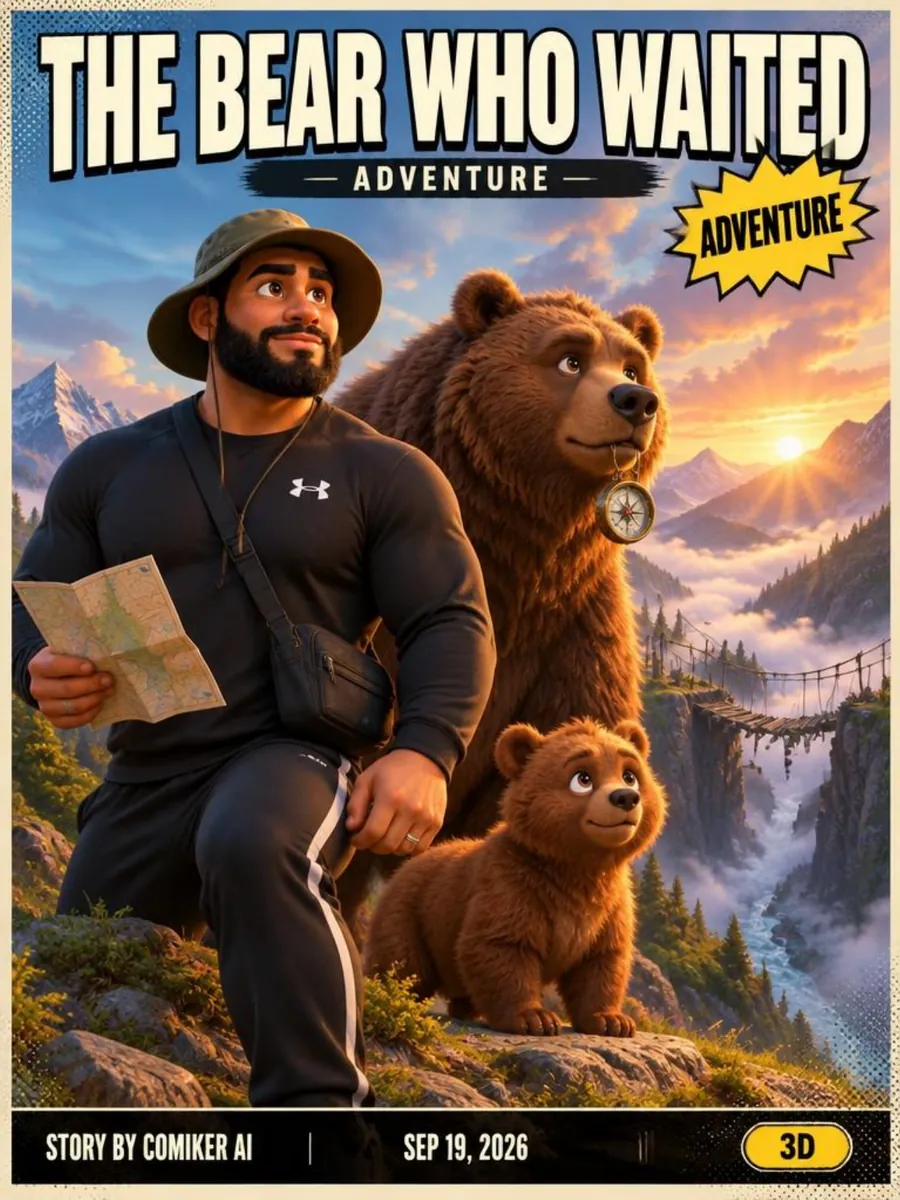 Comic cover: The Bear Who Waited