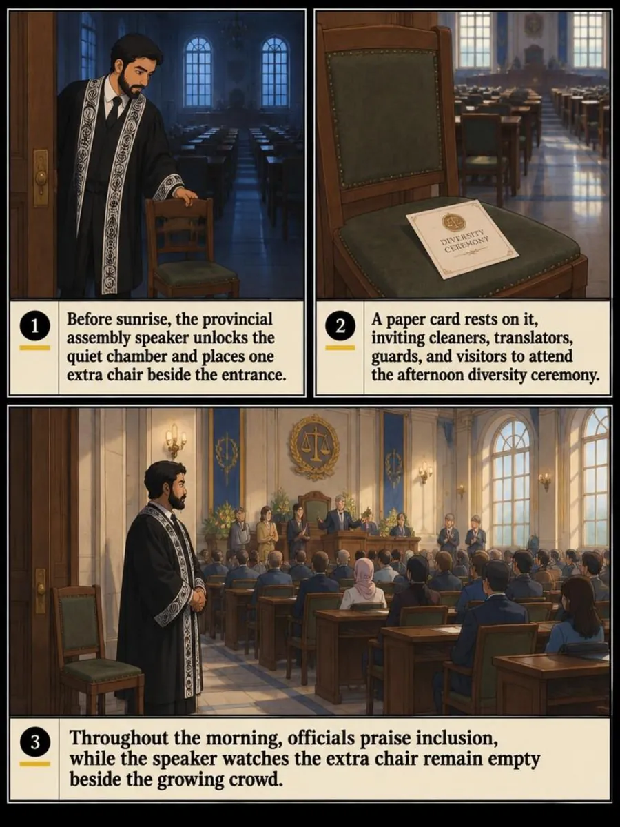 The Empty Chair at the Ceremony — page 1