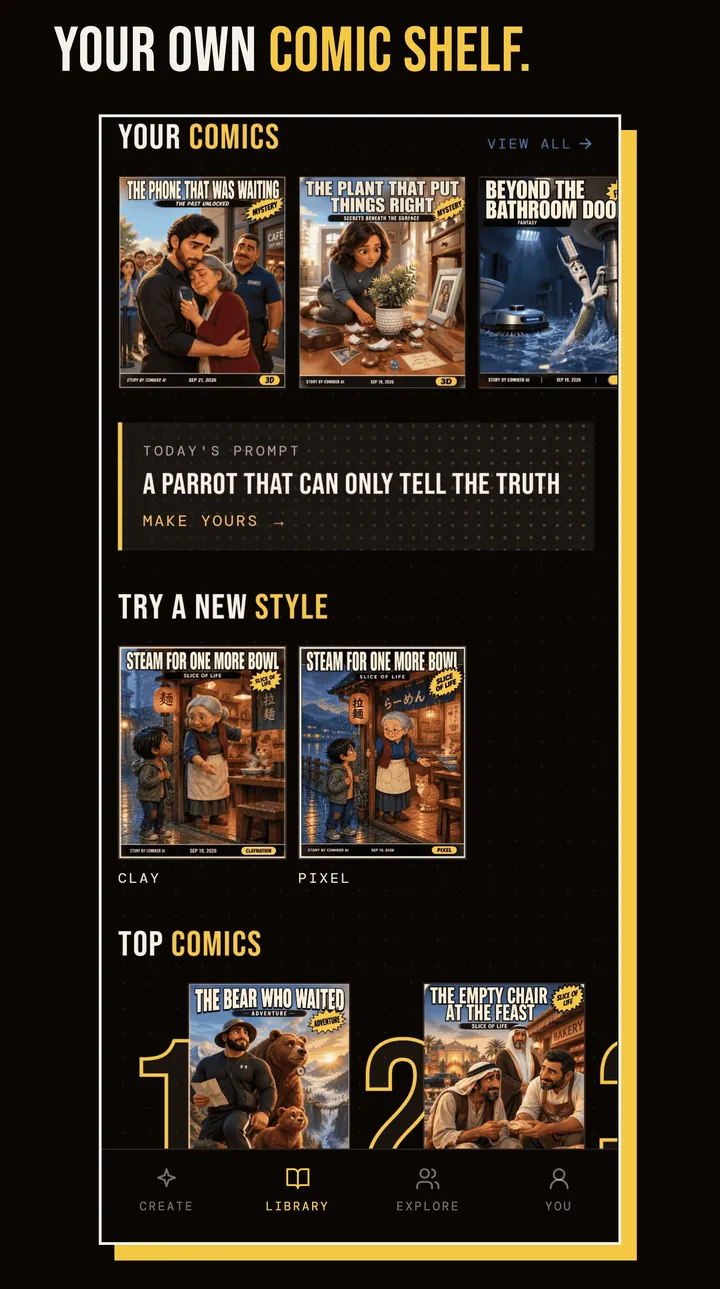 Your own comic shelf